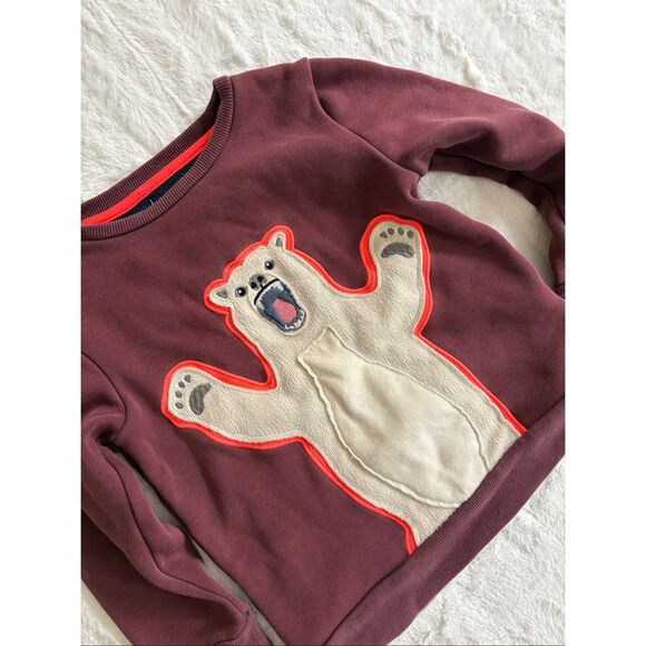 Mini Boden Polar Bear Sweatshirt Size 5-6 - Picture 1 of 6